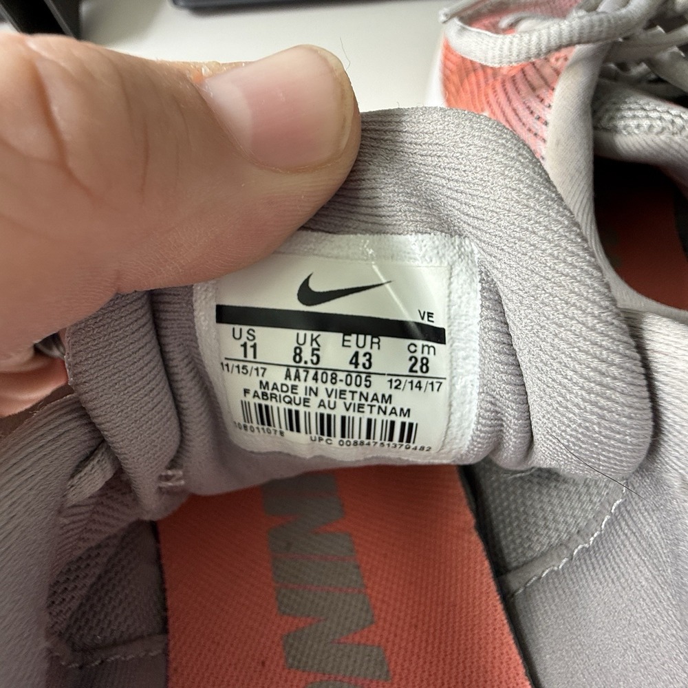 Nike Women's Flex 2018‎ AA7408 005 RN Running Shoes Pink And Grey Shoes Size 11 - Picture 8 of 8